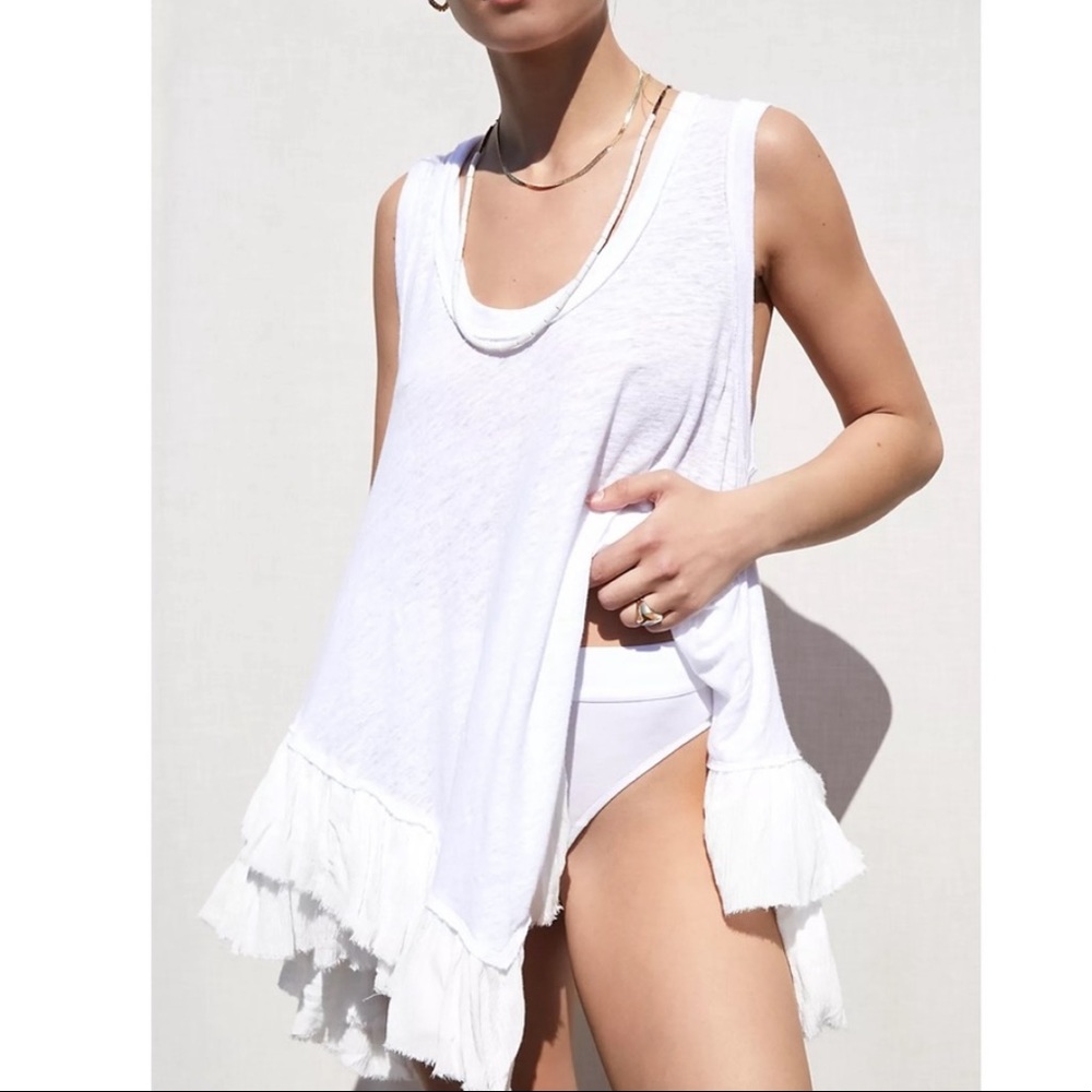 Free People We the Free Shimmy Sasha Tank Size L